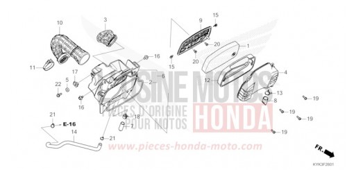 AIR CLEANER (CRF110FK/L/M/N) CRF110FK de 2019
